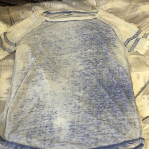 Quarter sleeve loose baseball T-shirt